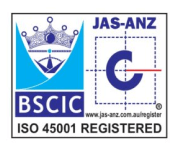 Jas-anz bsic iso 9001 registered.