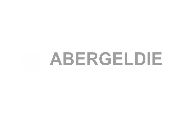 The logo for abergele complex infrastructure.