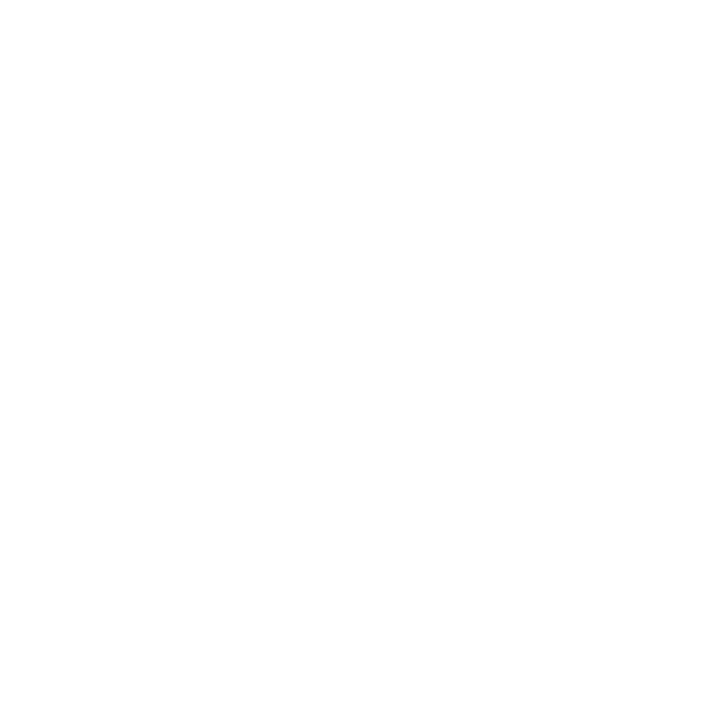 A white gear symbol on a black background.